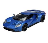 Welly Modèle de voiture compatible avec Ford GT Coupé Bleu à partir de 2017 environ 1/27 1:27 Modèle de voiture en métal dans une boîte