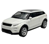 Welly Modèle de voiture compatible avec Land Rover Range Evoque, blanc, 3 portes à partir de 2011, environ 1/60-1/64 1:60, 7 cm