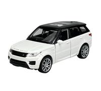 Welly Modèle de voiture compatible avec Land Rover Range Rover Sport Blanc 1/34-1/39 Métal Modèle de voiture en métal dans une boîte