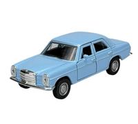 Welly Modèle de voiture compatible avec Mercedes-Benz 220/8 Bleu W114 W115 1967-1976 1/34-1/39 Métal
