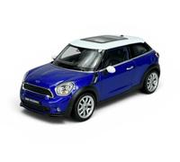Welly Modèle de voiture compatible avec Mini Cooper S Paceman Bleu environ 1/24 1:24 Modèle de voiture en métal Die Cast