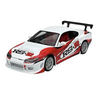 Welly Modèle de voiture compatible avec Nissan Silvia S15 S-15 RS-R - Blanc - Environ 1/24 1:24 - En métal - Dans une boîte