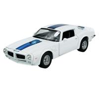 Welly Modèle de voiture compatible avec Pontiac Firebird Trans Am Weiss 1/24 1:24 1:24 en métal