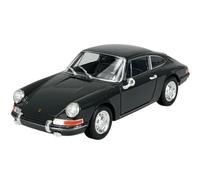 Welly Modèle de voiture compatible avec Porsche 911 901 - Noir - Environ 1/24 1:24 - En métal - Dans une boîte