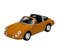 Welly Modèle de voiture compatible avec Porsche 911 901 Targa Marron ca 1/34-1/39 Métal Modèle de voiture en métal dans une boîte