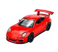 Welly Modèle de voiture compatible avec Porsche 911 991 GT3 RS Coupé Orange 2011-2018 ca 1/34-1/39 Métal