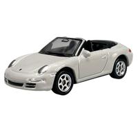 Welly Modèle de voiture compatible avec Porsche 911 (997) Carrera S Blanc 5 portes FD 2007-2012 environ 1/60-1/64 1:60 7 cm