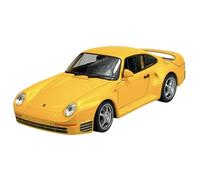 Welly Modèle de voiture compatible avec Porsche 959 Jaune environ 1/24 1:24 Modèle de voiture en métal dans une boîte 24076