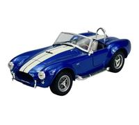 Welly Modèle de voiture compatible avec Shelby 1965 427 Cobra Sc Bleu Ouvert environ 1/24 1:24 Modèle de voiture en métal dans une boîte