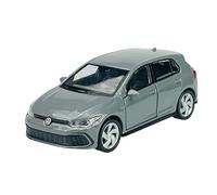 Welly Modèle de Voiture Compatible avec VW Volkswagen Golf 8 VIII GTI 5 Portes Grise 8e Génération À partir de 2019 env. 1/34-1/39 Modèle de Voiture en Métal Die Cast Neuf dans la Boîte