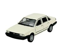Welly Modèle de voiture compatible avec VW Volkswagen Santana Passat B2 Blanc Berline 1981-1984 ca 1/34-1/39 Métal