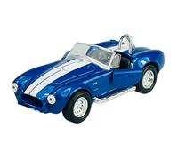 Welly Old Timer 1965 Shelby Cobra 427 S/C Bleu 1:34-1:39 Die Cast Metall Modell Nouveau dans la boîte 43761