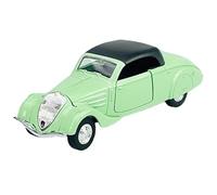 Welly Peugeot 402 Cabrio Vert Soft Top 1935-1942 1/34-1/39 Métal Modèle Voiture Die Cast Neuf