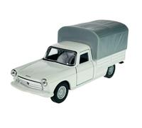 Welly Peugeot 404 Pick Up Blanc 1960-1975 env. 1/34-1/39 Modèle en métal Voiture Die Cast Nouveau dans la boîte