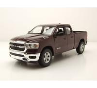 Welly RAM 1500 Pickup 2019 Bordeaux Modèle Réduit 1:24 Métal