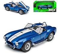 Welly Shelby 1965 427 Cobra SC Blau Offen 1/24 Modell Auto