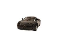 Welly Voiture miniature Alfa Romeo 4C noire.