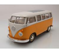 Welly VW Bus T1 Classique 1962 Minivan Jaune Blanc 1:24 Die-Cast avec OVP