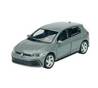 Welly VW Volkswagen Golf 8 VIII GTI 5 portes Gris 8ème génération à partir de 2019 env. 1/34-1/39 Modèle de voiture en métal