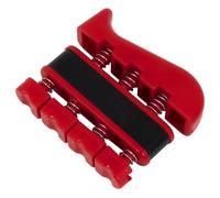 Exerciseur pour les mains et les doigts - Système de piston à ressort pour améliorer la dextérité et la force dans les doigts, les mains Rouge