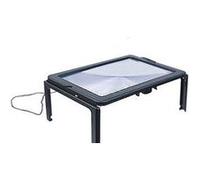 Wellys R 087592 Loupe avec éclairage Grossissement 23 x 16,5 cm, 3 - Pièces, Noir Noir G