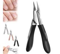 Welnax Nailpro Guard, Designed for Ingrown and Thick Nails, Ultra-Thin Sharp Stainless Steel Blades, for Precise, Safe, and Hygienic Clipping of All Nail Types (1 Pcs,Black)