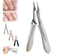 Welnax Nailpro Guard, Designed for Ingrown and Thick Nails, Ultra-Thin Sharp Stainless Steel Blades, for Precise, Safe, and Hygienic Clipping of All Nail Types (1 Pcs,White)
