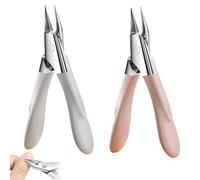 Welnax Nailpro Guard, Designed for Ingrown and Thick Nails, Ultra-Thin Sharp Stainless Steel Blades, for Precise, Safe, and Hygienic Clipping of All Nail Types (2 Pcs,Mix B)