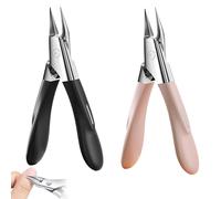 Welnax Nailpro Guard, Designed for Ingrown and Thick Nails, Ultra-Thin Sharp Stainless Steel Blades, for Precise, Safe, and Hygienic Clipping of All Nail Types (2 Pcs,Mix A)
