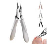 Welnax Nailpro Guard Toenail Clippers, 2025 New Welnax Clippers Ultra-Thin Sharp Stainless Steel Blades Ergonomic Non-Slip Grip for Ingrown/Thick Nails, Seniors & All Types (White)
