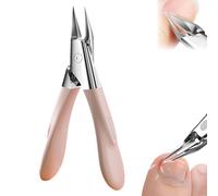 Welnax Nailpro Guard, Welnax Nail Clippers Designed for Ingrown and Thick Nails,Ultra-Thin Sharp Stainless Steel Blades, Non-Slip Handle, Precise Clipping,for All Nail Types (Pink)