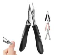 Welnax Nailpro Guard, Welnax Nailpro Guard Clippers, Designed for Ingrown and Thick Nails, Ergonomic Non-Slip Handle, Portable Sharp Stainless Steel Nail Clippers, for All Nail Types (Black)