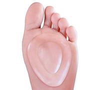 Welnove Antidérapantes Chaussures Transparence Coussins Gel de Silicone Le métatarse Coussinet Avant-pied Talon Haut Semelles pour Mortons Névrome, Soulager la douleur de l’avant-pied-5 Paires