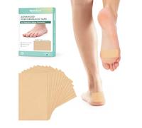 Welnove Blister Prevention Tape (3.12 * 5in) - 16 Pre-Cut Pads for Blister Protection - Blister Cushions for Athletes - Strong Adhesive - Blister Bandages for Feet, Toes, Fingers & Heel