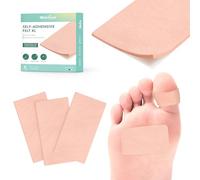 Welnove Chiropody Felt Moleskin Tape, Self Adhesive Felt Pads for Foot Pain - Instant Relief for Painful Rubbing, Ideal for Blister Prevention, Bunions, Calluses & Discomfort - 4 Pack