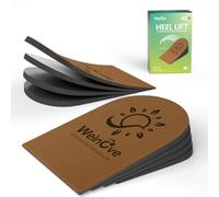 Welnove - Inserts de levage de talon pour chaussures - 4 couches de 2,5 cm, réglables pour fasciite plantaire, douleur au talon, différence de longueur de jambe, insert pour augmenter