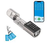 WELOCK PCB41 Serrure Connectée avec Password,Carte,APP,Serratura Digitale | Serrure à Code Temporaire et WiFi,Cylindre réglable 40x30,serrure porte entree 50-100mm,Smart Lock IP65,Facile à Installer