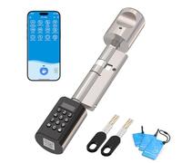 WELOCK PCB72 Serrure de porte électronique Smart Lock 65/30 mm avec mot de passe, déverrouillée par code numérique, carte RFID, application Wi-Fi, clé de rechange mécanique, pour porte profilée UE de