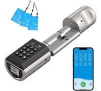 WELOCK serrure connectée avec Password et Bluetooth,Serratura digitale WiFi et carte RFID, Longueur du cylindre 40 mm/30mm