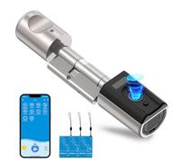 WELOCK Smart Empreinte Digitale,Carte RFID,Bluetooth APP e WiFi,Serrure Connectée IP65, Serrure Connectee Porte Entree Convient aux Portes de 50 à 100 mm