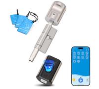 WELOCK Touch63 Serrure Connectée,serrure empreinte digitale avec Carte RFID,WiFi(achat supplémentaire welock WIFIBOX3),APP,cylindre connecté 40/30 pour porte de 50-100mm,facile à installer,Smart Lock