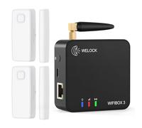 WELOCK WiFiBox-Door Sensor,capteur de Porte Intelligent pour welock Serrure Connectée,APP, Notifications (Porte Ouverte, fermée) à Distance
