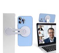 WeLohas Support magnétique de téléphone pour Ordinateur Portable, support de caméra continuité pour iOS 16/macOS 13 Ventura, Convient pour iMac, Ordinateur de Bureau, Tesla iPhone 14/13/12