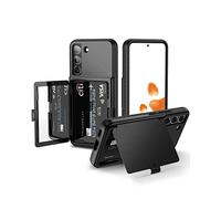 WeLoveCase Coque pour Samsung Galaxy S22 - Étui portefeuille avec porte-cartes et miroir caché - Protection complète contre les chocs - Conçue pour Samsung Galaxy S22 5G - Arrière de 6,1"
