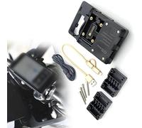 WELSAA Support de Navigation pour BMW F900R/F900XR - Guidon Téléphone Portable avec Charge USB (Couleur : Clip Téléphone USB)