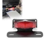 WELSAA Support Plaque Support De Plaque D'immatriculation avec Clignotant, Éliminateur De Garde-Boue Arrière De Moto pour Suzuki DRZ 400 SM DRZ400SM 2005 - 2023 (Color : Holder and Light RD)