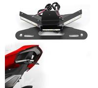 WELSAA Support Plaque Support De Plaque D'immatriculation De Moto, Clignotant Intégré, Éliminateur De Garde-Boue Arrière Bien Rangé pour Ducati Streetfighter V4 V4S V4SP 2020 2021 2022