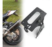 WELSAA Support Plaque Support De Plaque D'immatriculation pour Aprilia RSV4 2009 10 11 12 13 14 15 16 17 18 19 20 Tuono RS4 125 RS4 50 2011-2020, Kit D'élimination des Ailes Arrière Bien Rangées