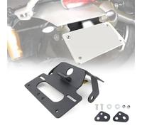 WELSAA Support Plaque Support De Plaque D'immatriculation pour Triumph Scrambler 1200 XE/XC 2019 2020 2021 2022, Kit D'élimination des Ailes Arrière De Moto