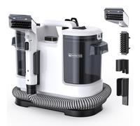 welsauber Shampouineuse Canapé Tissu,450W Moteur Puissant,13,5kPa d'Aspiration,Nettoyeur Aspirateur Multifonction pour Canapés,Tapis,Moquettes,Matelas,Voiture,Nettoyage et Séchage Efficace Noir